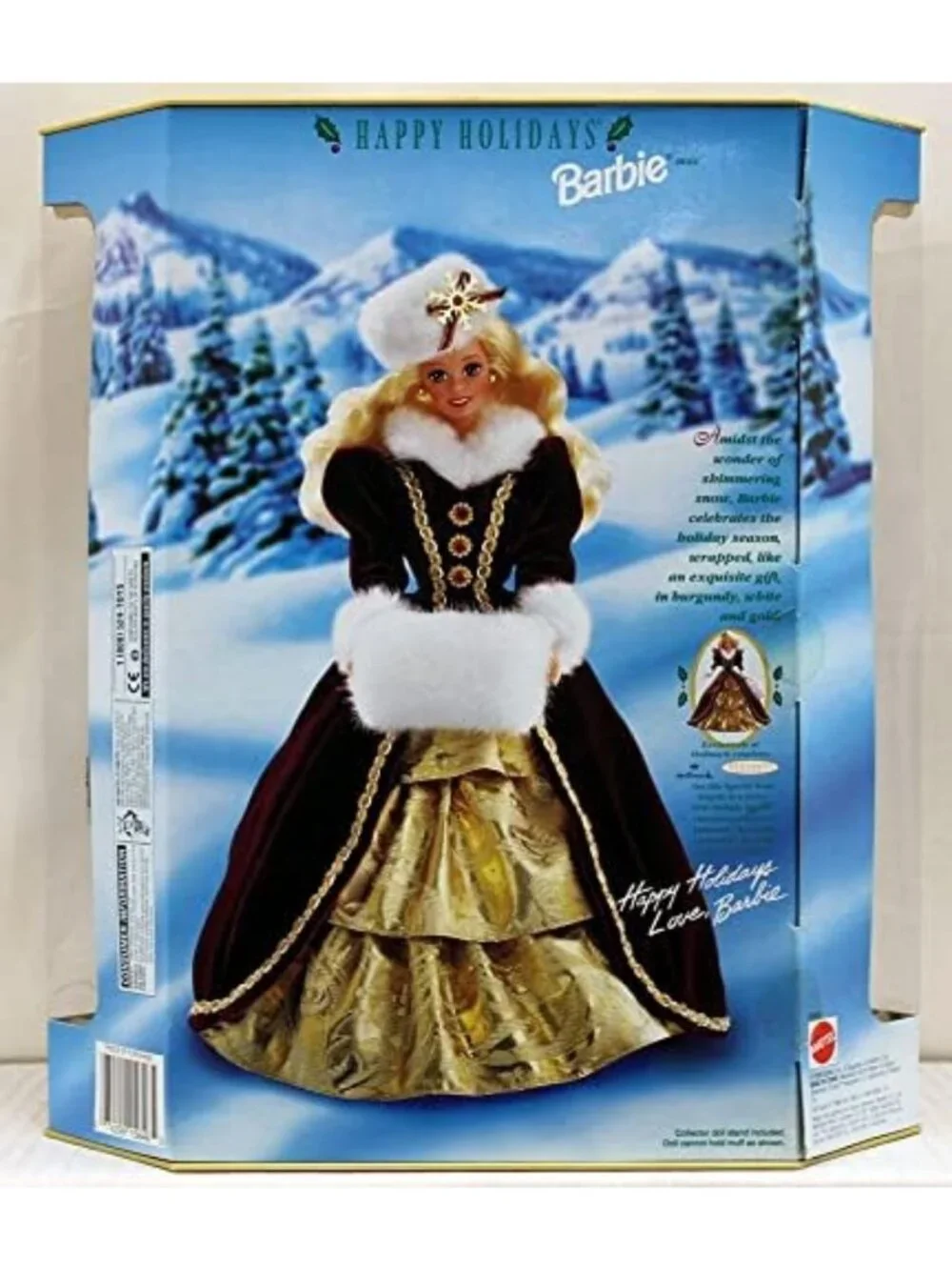 Vintage Holiday Barbie Doll 1996 - Christmas Collectible, Festive Decor